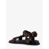 Feel elastic satin sandals with FF motif