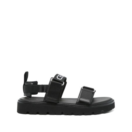 Sandali in tela jacquard Celine