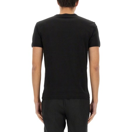 COTTON T-SHIRT WITH HERALDIC PATCH