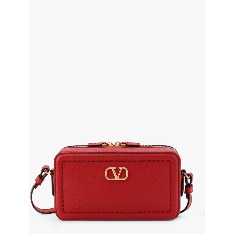 Valentino garavani alltime leather shoulder bag with vlogo signature detail