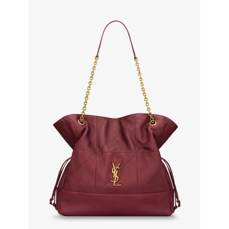 Jamie leather shoulder bag with Carré Rive Gauche stitching