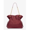 Jamie leather shoulder bag with Carré Rive Gauche stitching
