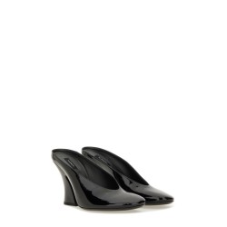 "SCULPTED" LEATHER PUMPS