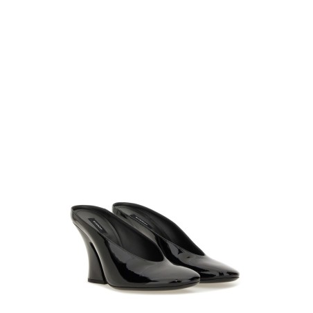 "SCULPTED" LEATHER PUMPS