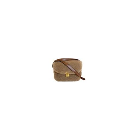 Bellissima Mini fur and leather shoulder bag