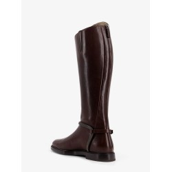 Leather boots with Monili detail