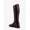 Leather boots with Monili detail