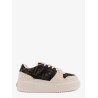 Fendi Match canvas and suede platform sneakers