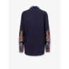 Silk shirt with floral print