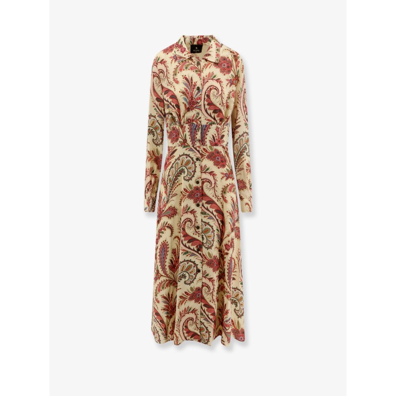 Multicolor viscose chemisier/dress