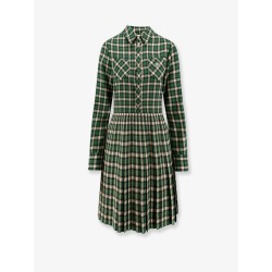Tartan wool mini dress