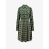 Tartan wool mini dress