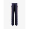 Silk trousers with floral print