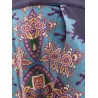 Silk trousers with floral print