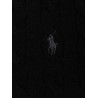 Wool and cashmere sweater with frontal logo