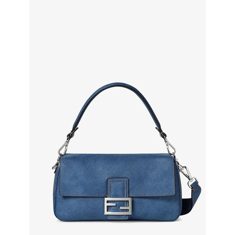 Baguette leather shoulder bag