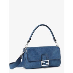 Baguette leather shoulder bag