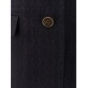 Single-breasted wool blazer with iconic pattern