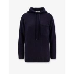 Liana cashmere and wool hooded sweater