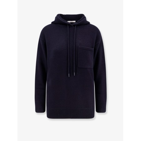 Liana cashmere and wool hooded sweater