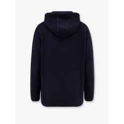 Liana cashmere and wool hooded sweater