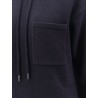 Liana cashmere and wool hooded sweater