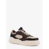 Fendi Force leather sneakers with FF Jacquard fabric inserts