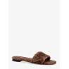 Fendi Sunshinew velvet slide