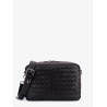 Leather shoulder bag with Intrecciato motif