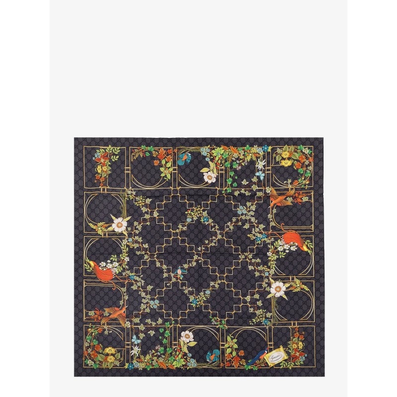 Silk twill foulard