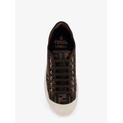 Fendi Domino FF Jacquard fabric sneakers