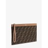 FF jacquard fabric clutch