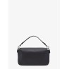 Baguette leather shoulder bag with Selleria stitchings