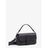 Baguette leather shoulder bag with Selleria stitchings
