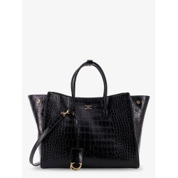 All Hampton Small leather shoulder bag with croco effect