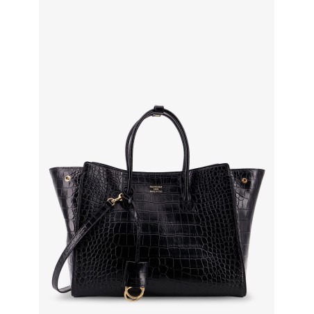 All Hampton Small leather shoulder bag with croco effect