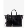 All Hampton Small leather shoulder bag with croco effect