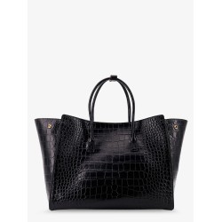 All Hampton Small leather shoulder bag with croco effect