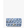 Wallet on chain baguette with shoulder strap with all-over ff motif