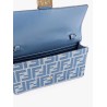 Wallet on chain baguette with shoulder strap with all-over ff motif