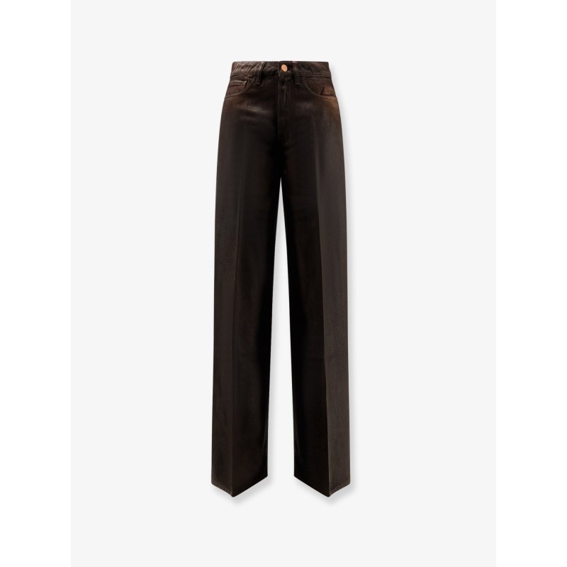 Flip denim trousers