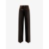 Flip denim trousers