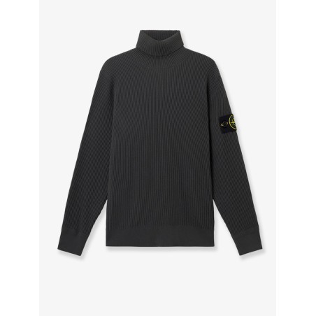 Certified virgin wool turtleneck sweater