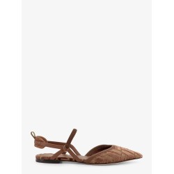 FF Jacquard Velvet Slingback Ballerinas