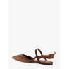 FF Jacquard Velvet Slingback Ballerinas