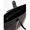Gg supreme fabric shopping bag with shoulder strap