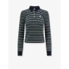 Striped cotton polo shirt