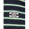 Striped cotton polo shirt