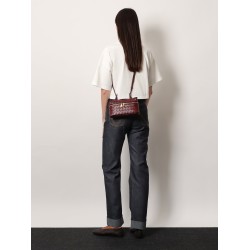 Bang Bang leather vanity case with Intrecciato motif