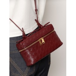 Bang Bang leather vanity case with Intrecciato motif